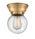 Beacon - 1 Light - 6 inch - Brushed Brass - Flush Mount (3442|623-1F-BB-G204-6-LED)