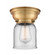 Bell - 1 Light - 6 inch - Brushed Brass - Flush Mount (3442|623-1F-BB-G52-LED)