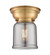 Bell - 1 Light - 6 inch - Brushed Brass - Flush Mount (3442|623-1F-BB-G53-LED)