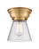 Cone - 1 Light - 6 inch - Brushed Brass - Flush Mount (3442|623-1F-BB-G64-LED)