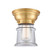 Canton - 1 Light - 6 inch - Satin Gold - Flush Mount (3442|623-1F-SG-G182S)