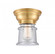 Canton - 1 Light - 6 inch - Satin Gold - Flush Mount (3442|623-1F-SG-G184S-LED)