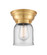 Bell - 1 Light - 6 inch - Satin Gold - Flush Mount (3442|623-1F-SG-G52)
