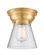 Cone - 1 Light - 6 inch - Satin Gold - Flush Mount (3442|623-1F-SG-G64)
