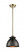 Adirondack - 1 Light - 8 inch - Antique Brass - Mini Pendant (3442|516-1S-AB-M14-BK)