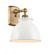 Adirondack - 1 Light - 8 inch - Brushed Brass - Sconce (3442|516-1W-BB-M14-W)