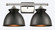 Adirondack - 2 Light - 18 inch - Polished Nickel - Bath Vanity Light (3442|516-2W-PN-M14-BK-LED)