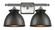 Adirondack - 2 Light - 18 inch - Brushed Satin Nickel - Bath Vanity Light (3442|516-2W-SN-M14-BK-LED)