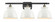 Adirondack - 3 Light - 28 inch - Black Antique Brass - Bath Vanity Light (3442|516-3W-BAB-M14-W-LED)