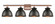 Adirondack - 4 Light - 38 inch - Antique Copper - Bath Vanity Light (3442|516-4W-AC-M14-BK-LED)