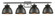 Adirondack - 4 Light - 38 inch - Brushed Satin Nickel - Bath Vanity Light (3442|516-4W-SN-M14-BK-LED)