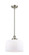Bell - 1 Light - 12 inch - Brushed Satin Nickel - Mini Pendant (3442|916-1S-SN-G71-L)