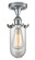 Kingsbury - 1 Light - 4 inch - Polished Chrome - Semi-Flush Mount (3442|516-1C-PC-CE231-CL-LED)