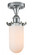 Kingsbury - 1 Light - 4 inch - Polished Chrome - Semi-Flush Mount (3442|516-1C-PC-CE231-W-LED)
