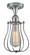 Muselet - 1 Light - 6 inch - Polished Chrome - Semi-Flush Mount (3442|516-1C-PC-CE513)