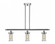 Bleecker - 3 Light - 36 inch - Polished Chrome - Stem hung - Island Light (3442|516-3I-PC-CE219)