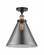 Cone - 1 Light - 12 inch - Black Antique Brass - Semi-Flush Mount (3442|916-1C-BAB-G43-L)