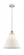 Cone - 1 Light - 12 inch - White Polished Chrome - Cord hung - Mini Pendant (3442|916-1P-WPC-G41-L-LED)