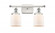 Bell - 2 Light - 16 inch - White Polished Chrome - Bath Vanity Light (3442|916-2W-WPC-G51-LED)