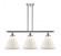 Cone - 3 Light - 36 inch - Polished Chrome - Stem Hung - Island Light (3442|916-3I-PC-G41-L)