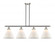 Cone - 4 Light - 48 inch - Brushed Satin Nickel - Stem Hung - Island Light (3442|916-4I-SN-G41-L)