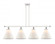 Cone - 4 Light - 48 inch - White Polished Chrome - Stem Hung - Island Light (3442|916-4I-WPC-G41-L)