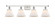 Cone - 4 Light - 38 inch - White Polished Chrome - Bath Vanity Light (3442|916-4W-WPC-G41-LED)