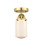 Dover - 1 Light - 5 inch - Satin Gold - Semi-Flush Mount (3442|288-1C-SG-G311)