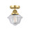 Oxford - 1 Light - 8 inch - Satin Gold - Semi-Flush Mount (3442|288-1C-SG-G532)