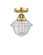 Oxford - 1 Light - 8 inch - Satin Gold - Semi-Flush Mount (3442|288-1C-SG-G534)