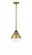 Hampden - 1 Light - 7 inch - Brushed Brass - Stem hung - Mini Pendant (3442|288-1S-BB-HFS-62-BB)