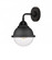 Hampden - 1 Light - 7 inch - Matte Black - Sconce (3442|288-1W-BK-HFS-62-BK-LED)