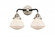 Olean - 2 Light - 15 inch - Black Polished Nickel - Bath Vanity Light (3442|288-2W-BPN-G321-LED)