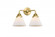 Cone - 2 Light - 16 inch - Satin Gold - Bath Vanity Light (3442|288-2W-SG-G41-LED)