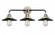 Railroad - 3 Light - 26 inch - Black Polished Nickel - Bath Vanity Light (3442|288-3W-BPN-M6-BK-LED)
