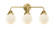 Beacon - 3 Light - 24 inch - Satin Gold - Bath Vanity Light (3442|288-3W-SG-G201-6-LED)
