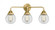 Beacon - 3 Light - 24 inch - Satin Gold - Bath Vanity Light (3442|288-3W-SG-G202-6-LED)
