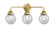 Beacon - 3 Light - 24 inch - Satin Gold - Bath Vanity Light (3442|288-3W-SG-G204-6)