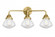 Olean - 3 Light - 25 inch - Satin Gold - Bath Vanity Light (3442|288-3W-SG-G324)