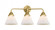 Cone - 3 Light - 26 inch - Satin Gold - Bath Vanity Light (3442|288-3W-SG-G41)