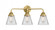Cone - 3 Light - 24 inch - Satin Gold - Bath Vanity Light (3442|288-3W-SG-G62)