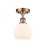 Athens - 1 Light - 6 inch - Antique Copper - Semi-Flush Mount (3442|516-1C-AC-G121-6-LED)