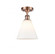 Berkshire - 1 Light - 8 inch - Antique Copper - Semi-Flush Mount (3442|516-1C-AC-GBC-81)