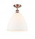 Bristol - 1 Light - 12 inch - Antique Copper - Semi-Flush Mount (3442|516-1C-AC-GBD-121-LED)