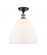 Bristol - 1 Light - 12 inch - Black Antique Brass - Semi-Flush Mount (3442|516-1C-BAB-GBD-121-LED)
