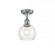 Athens - 1 Light - 6 inch - Polished Chrome - Semi-Flush Mount (3442|516-1C-PC-G124-6-LED)