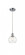 Athens - 1 Light - 6 inch - Polished Chrome - Cord hung - Mini Pendant (3442|516-1P-PC-G122-6-LED)