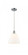 Bristol - 1 Light - 9 inch - Polished Chrome - Cord hung - Mini Pendant (3442|516-1P-PC-GBD-91-LED)