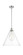 Berkshire - 1 Light - 16 inch - Polished Chrome - Pendant (3442|516-1S-PC-GBC-162)