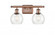 Athens - 2 Light - 16 inch - Antique Copper - Bath Vanity Light (3442|516-2W-AC-G122-6)